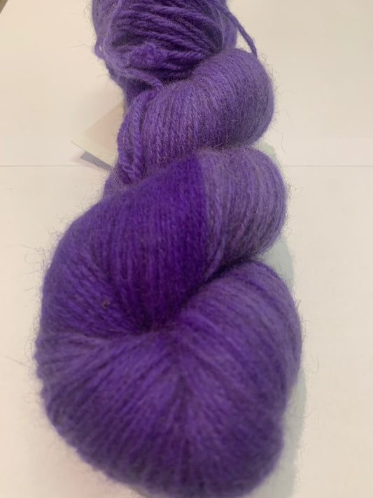OOAK Purple - 4 Ply Merino Possum Yarn - Kiwiyarn-a