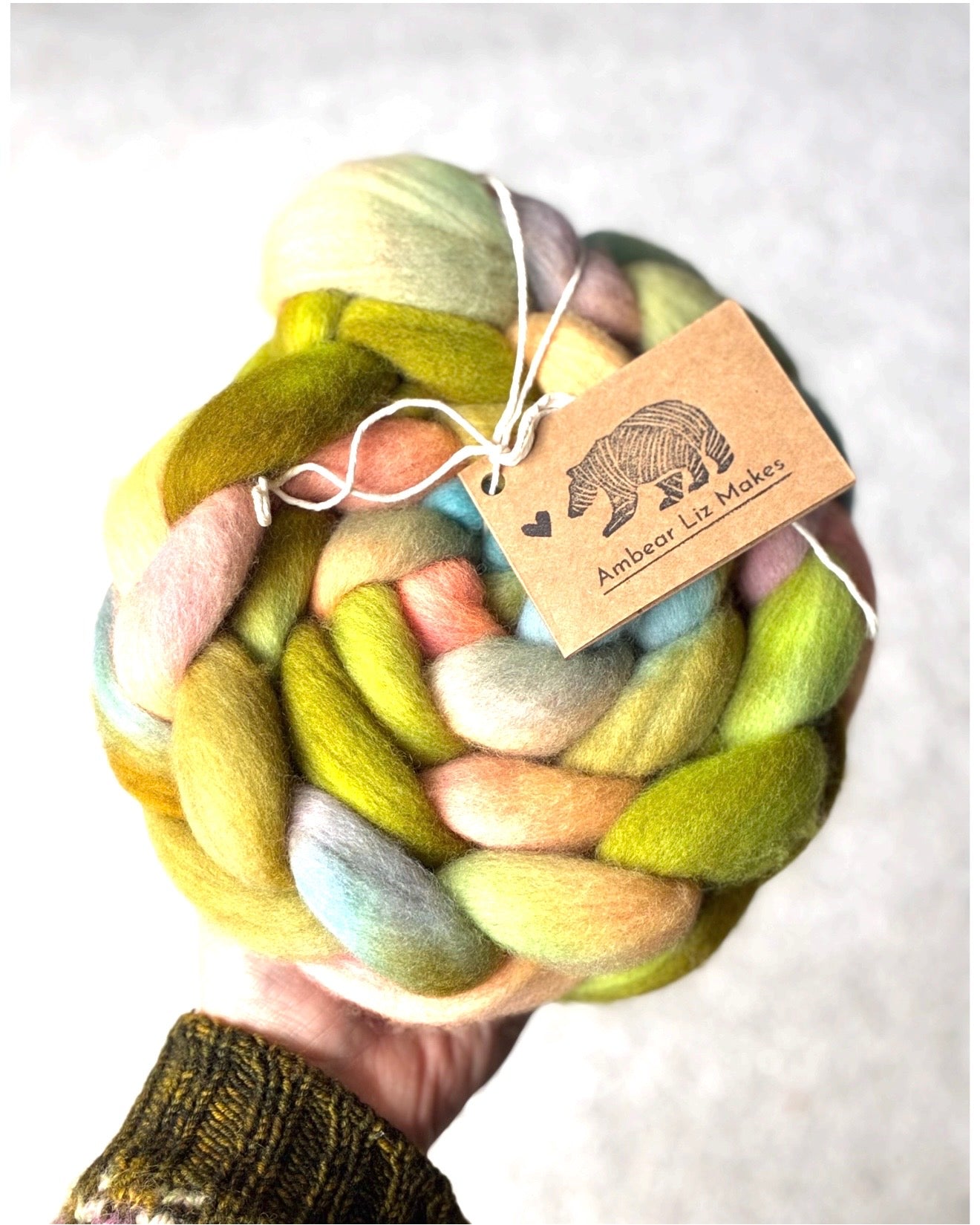 Glow - Spinning Fibre - Ambear Liz Makes