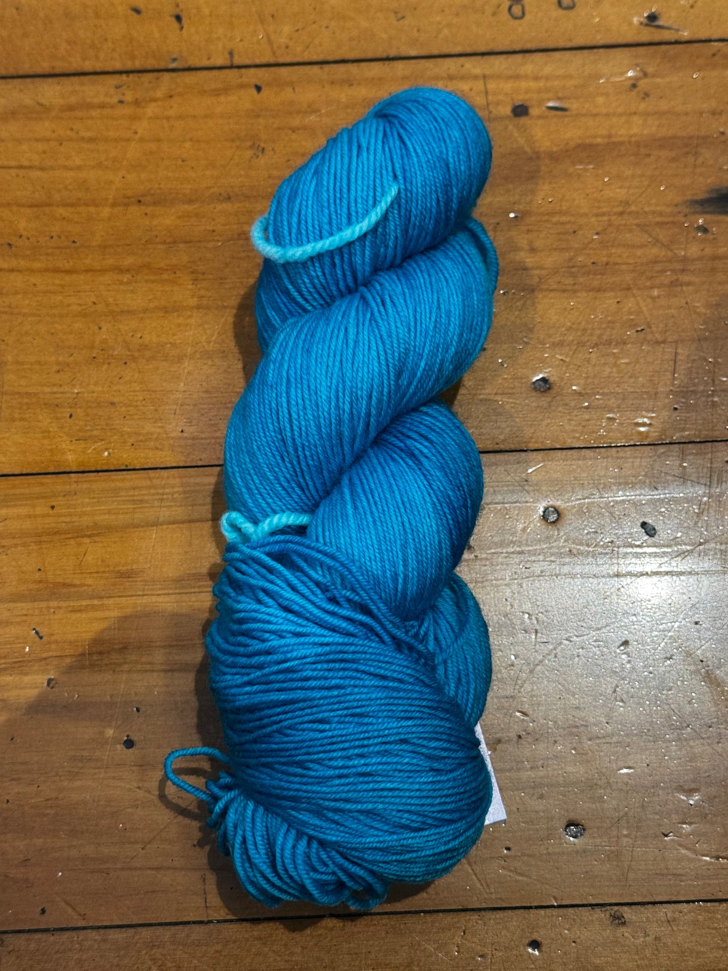 OOAK #2 Blue - 4 Ply Sock Yarn - Kiwiyarn-a