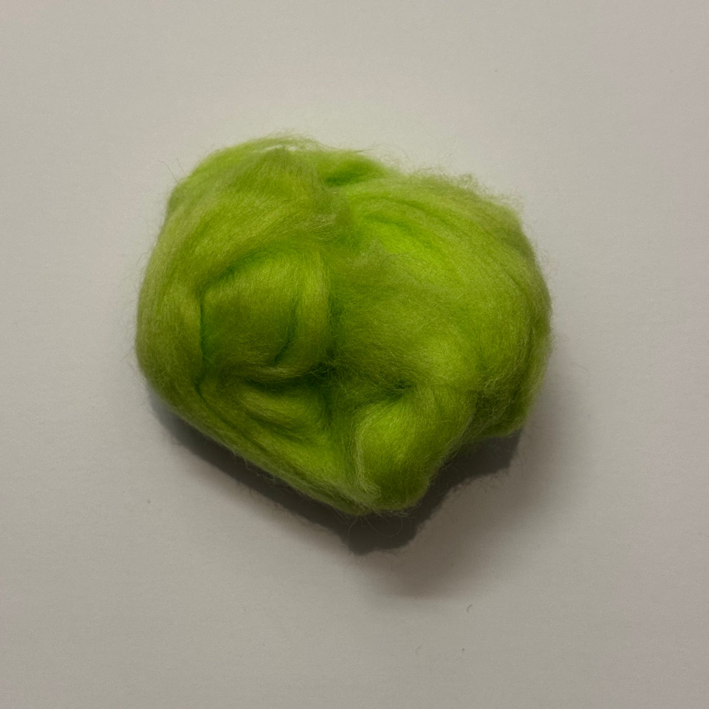 Needle Felting Corriedale Pack Small - Parrot Green