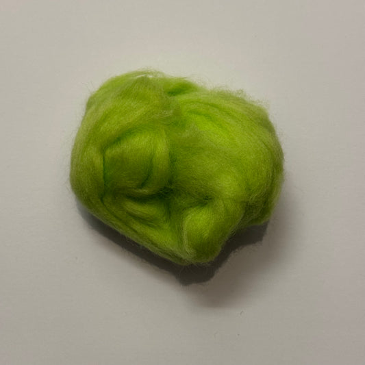 Needle Felting Corriedale Pack Small - Parrot Green