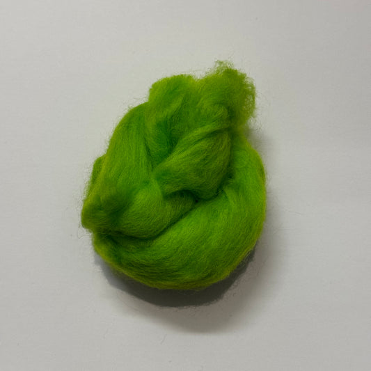 Needle Felting Corriedale Pack Small - Grass Green