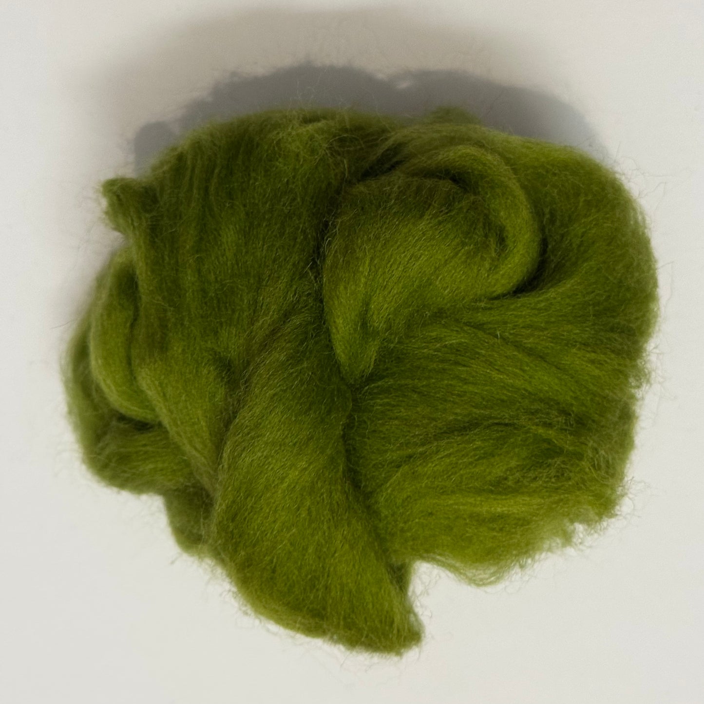 Needle Felting Corriedale Pack Small - Olive Green
