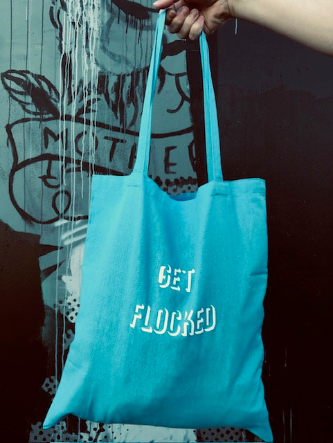 Tote Bag - Get Flocked - Turquoise