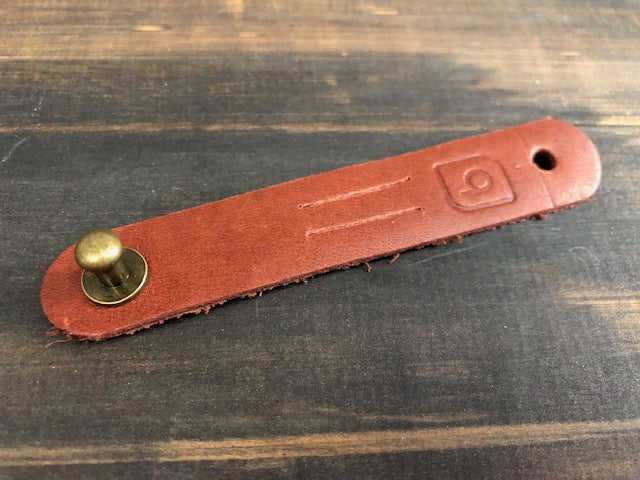 Bomod - Leather Cable Tidy - 80s Brick