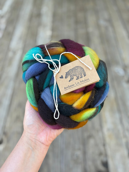 Jewels - Spinning Fibre - Ambear Liz Makes