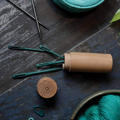 KnitPro - Teal Wooden Darning Needles - Mindful Collection