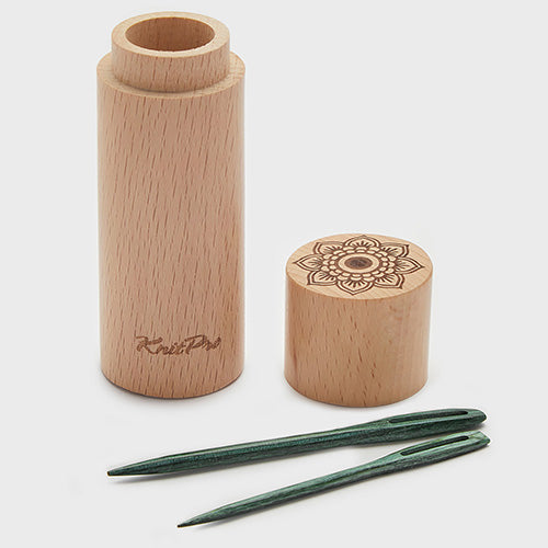 KnitPro - Mindful Collection Teal Wooden Darning Needles