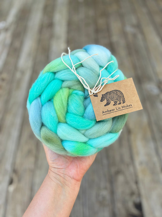 Mint - Spinning Fibre - Ambear Liz Makes
