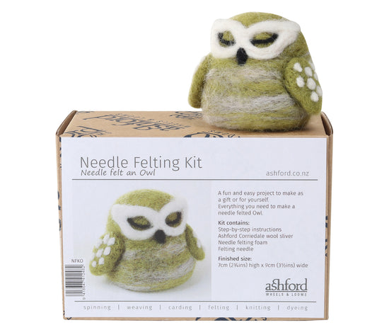 Ashford - Needle Felting Kit - Sleepy Owl