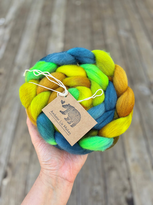 Night Garden - Spinning Fibre - Ambear Liz Makes
