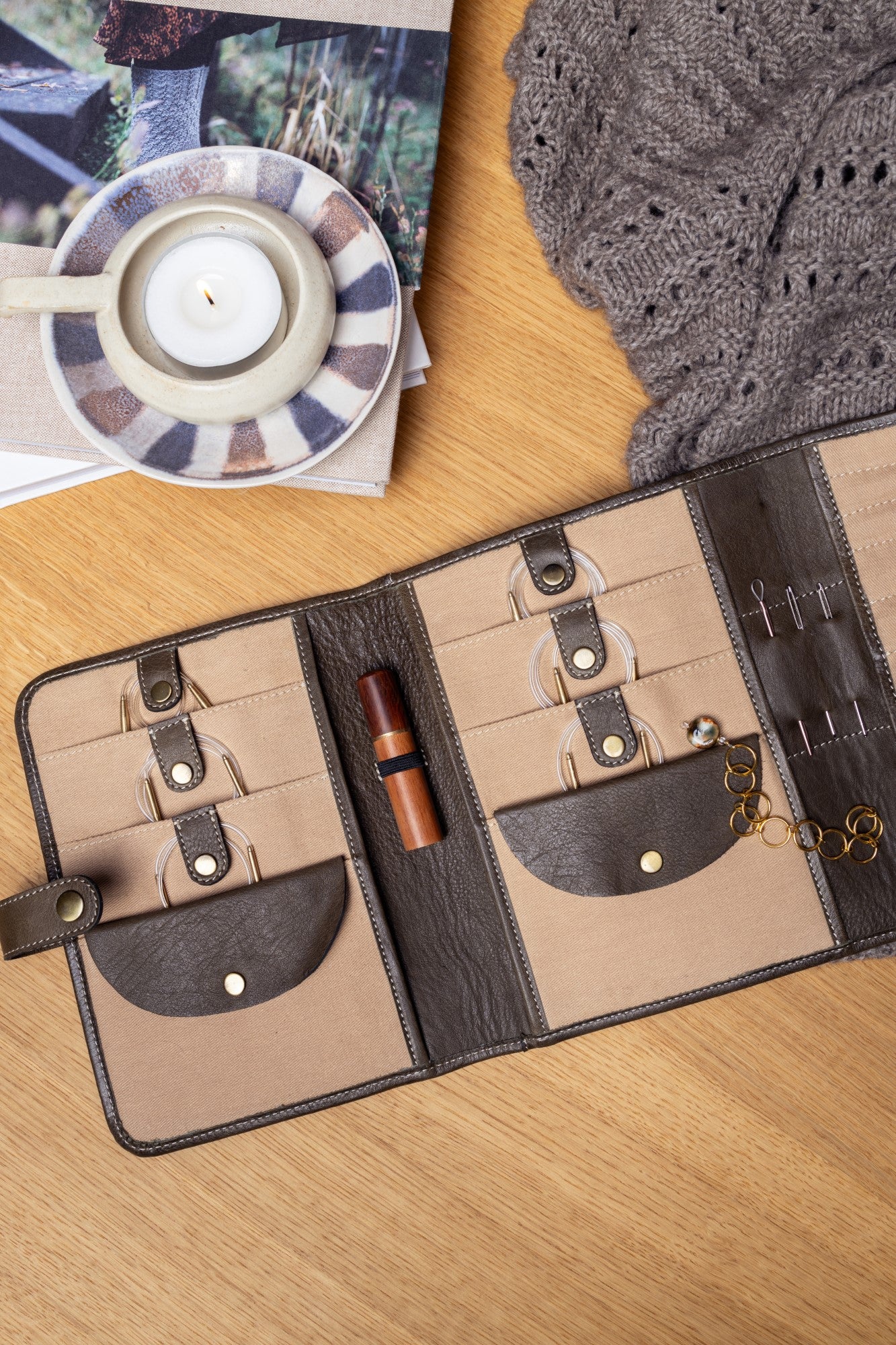 Re:Designed - Project 14 Large Needle Case - Dark Green - SEPTEMBER DELIVERY