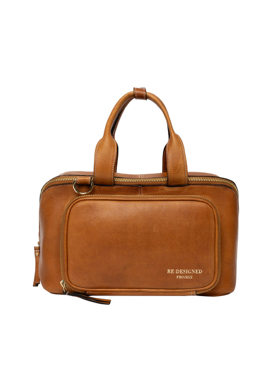 Re:Designed - Project 39 Crossover Bag  - Burned Tan/Brass - PREORDER - MARCH DELIVERY