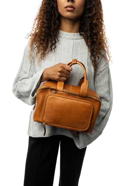 Re:Designed - Project 39 Crossover Bag  - Burned Tan/Brass - PREORDER - MARCH DELIVERY