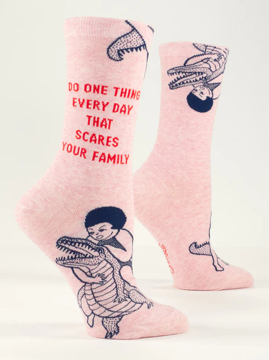 Blue Q - Ladies Socks - Scares Your Family