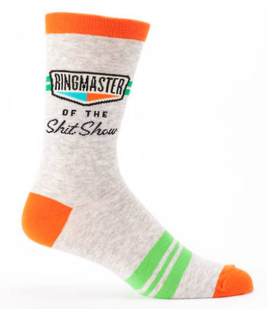 Blue Q - Mens Socks - Ringmaster of the Sh!tShow