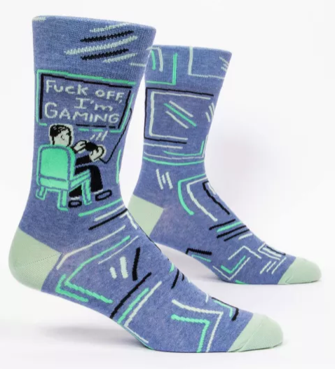 Blue Q - Mens Socks - F^*k off I'm Gaming