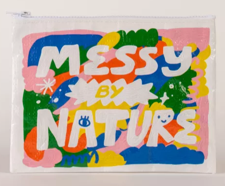 Blue Q - Zipper Pouch - Messy by Nature