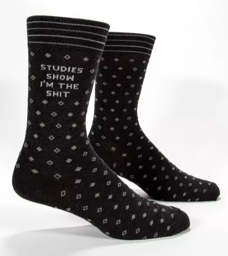 Blue Q - Mens Socks - Studies Show I'm the Sh!t