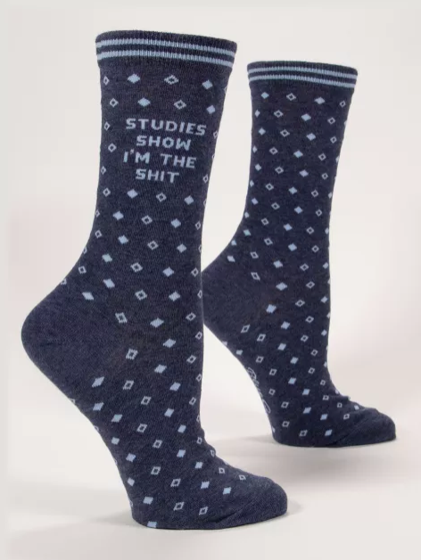 Blue Q - Ladies Socks - Studies Show I'm the Sh!t