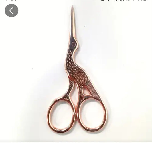 Scissors - Rose Gold Crane