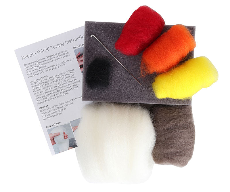 Ashford - Needle Felting Kit- Turkey