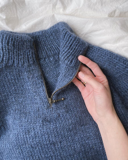 Zipper - 35 cm Navy - PetiteKnit
