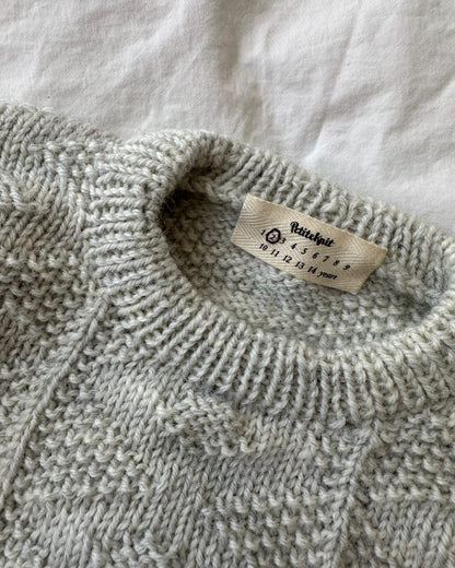 Garment Label - with childrens sizes - PetiteKnit