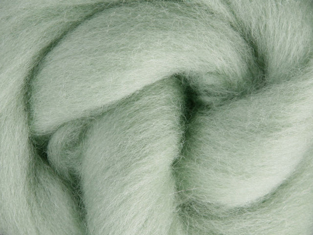 Corriedale Fibre 50g Sliver - Mint