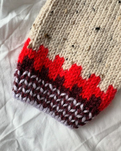 Cross Sweater - Junior - PetiteKnit - PRINTED PATTERN