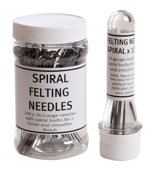 Ashford - Felting Needles - Spiral 36 Gauge