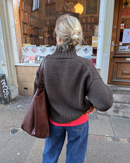 Hannah Sweater O-Neck - PetiteKnit - PRINTED PATTERN