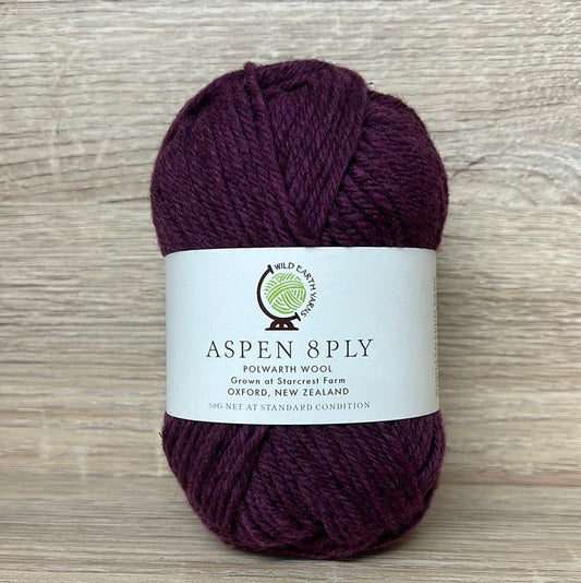 Wild Earth - Aspen 8 Ply - Mulberry