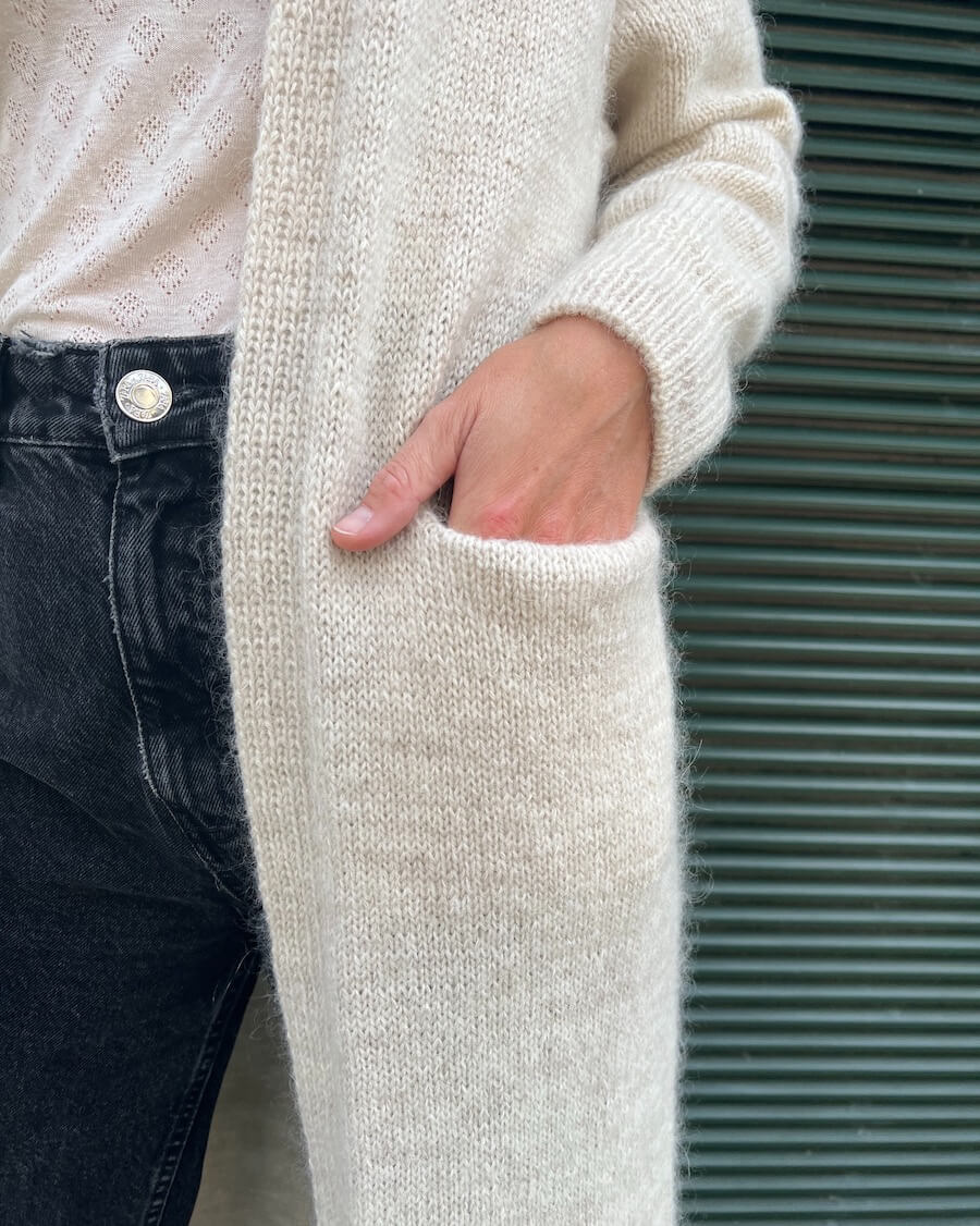 No Frills Cardigan - PetiteKnit - PRINTED PATTERN