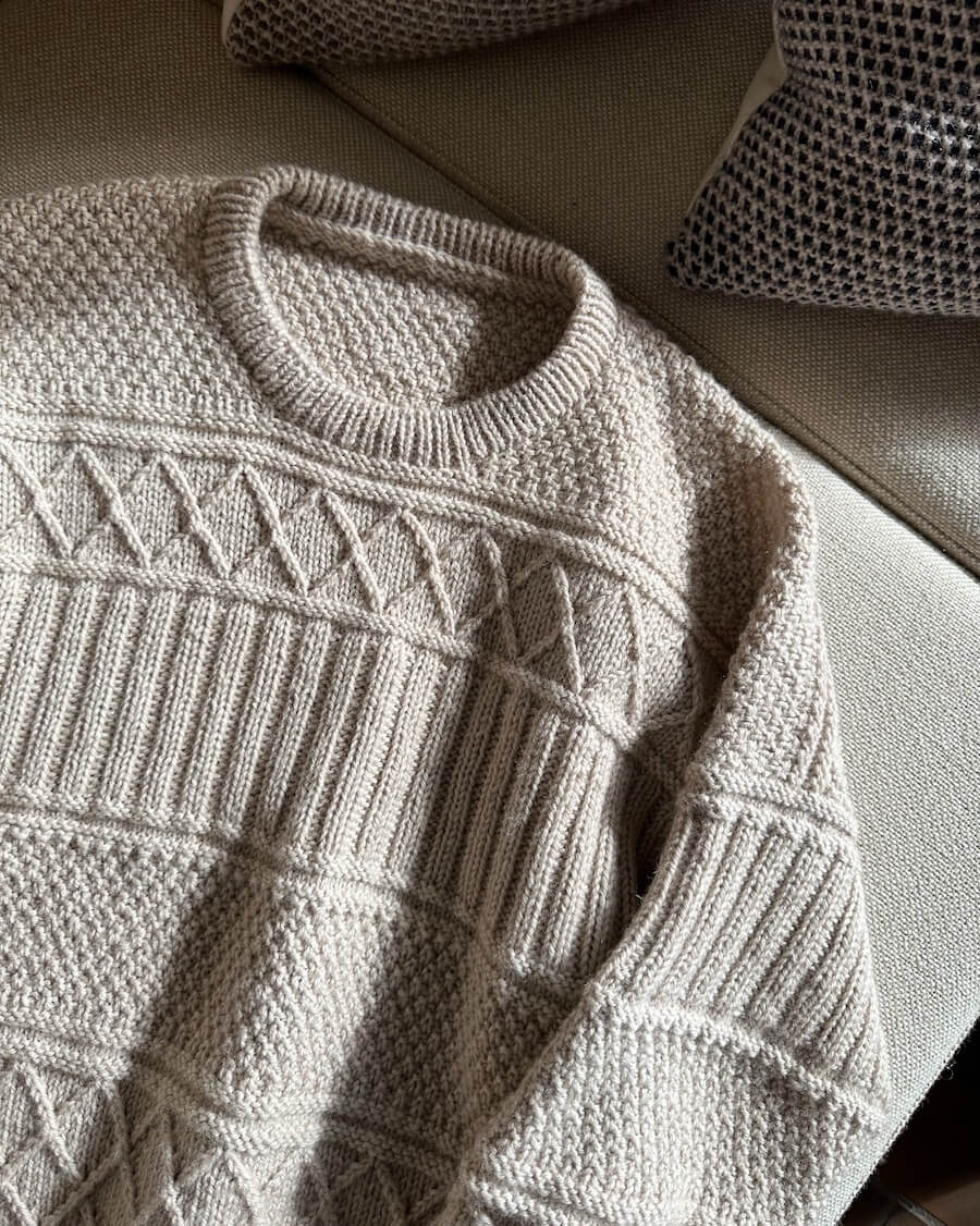 Ingrid Sweater - Man - PetiteKnit - PRINTED PATTERN
