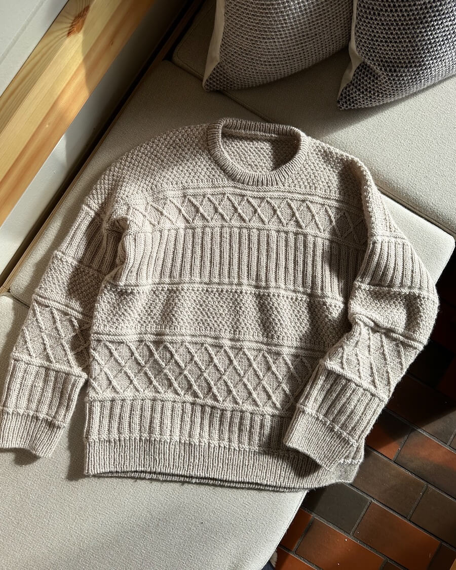 Ingrid Sweater - Man - PetiteKnit - PRINTED PATTERN