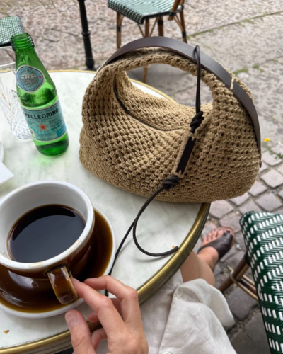 Leather Strap for Juno Bag - Dark Brown - PetiteKnit