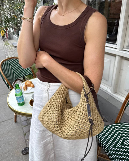 Bag Charm - Juno Bag - Dark Brown - PetiteKnit