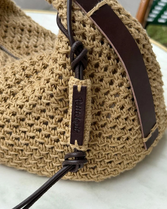 Bag Charm - Juno Bag - Dark Brown - PetiteKnit