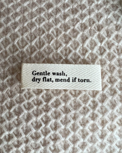 Garment Label - Gentle Wash - PetiteKnit