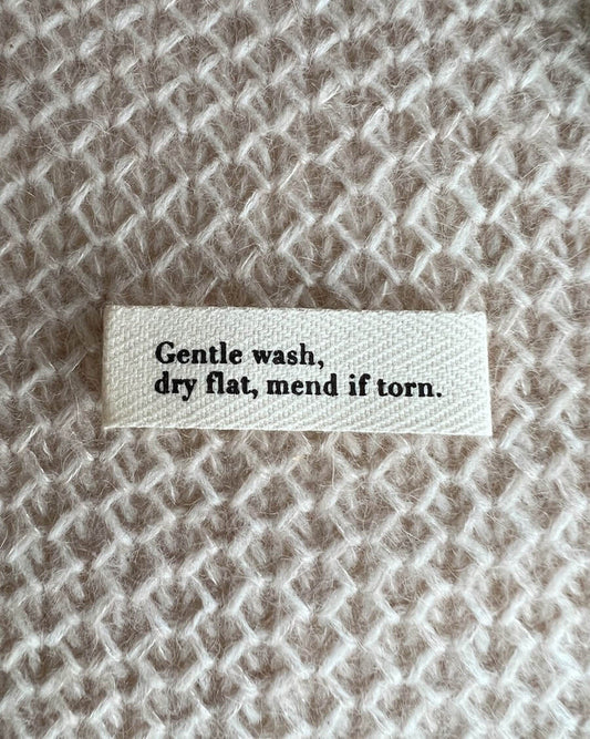 Garment Label - Gentle Wash - PetiteKnit