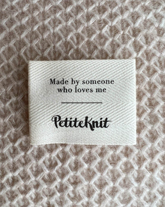 Garment Label - Made by Someone - PetiteKnit