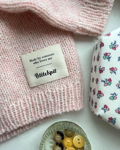 Garment Label - Made by Someone - PetiteKnit