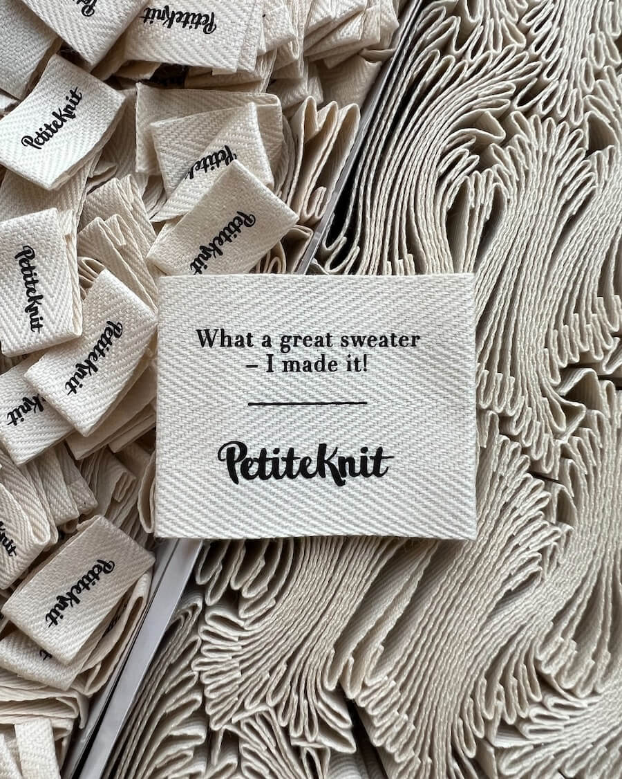 Garment Label - Great Sweater - PetiteKnit