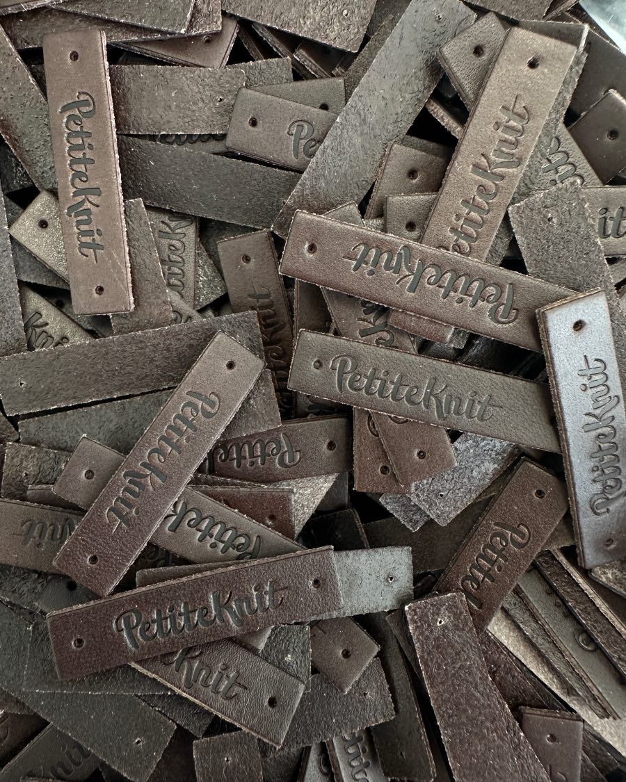 Garment Label - Dark Leather - PetiteKnit