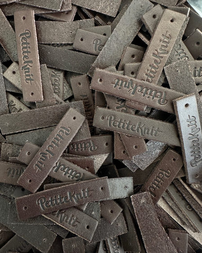 Garment Label - Dark Leather - PetiteKnit