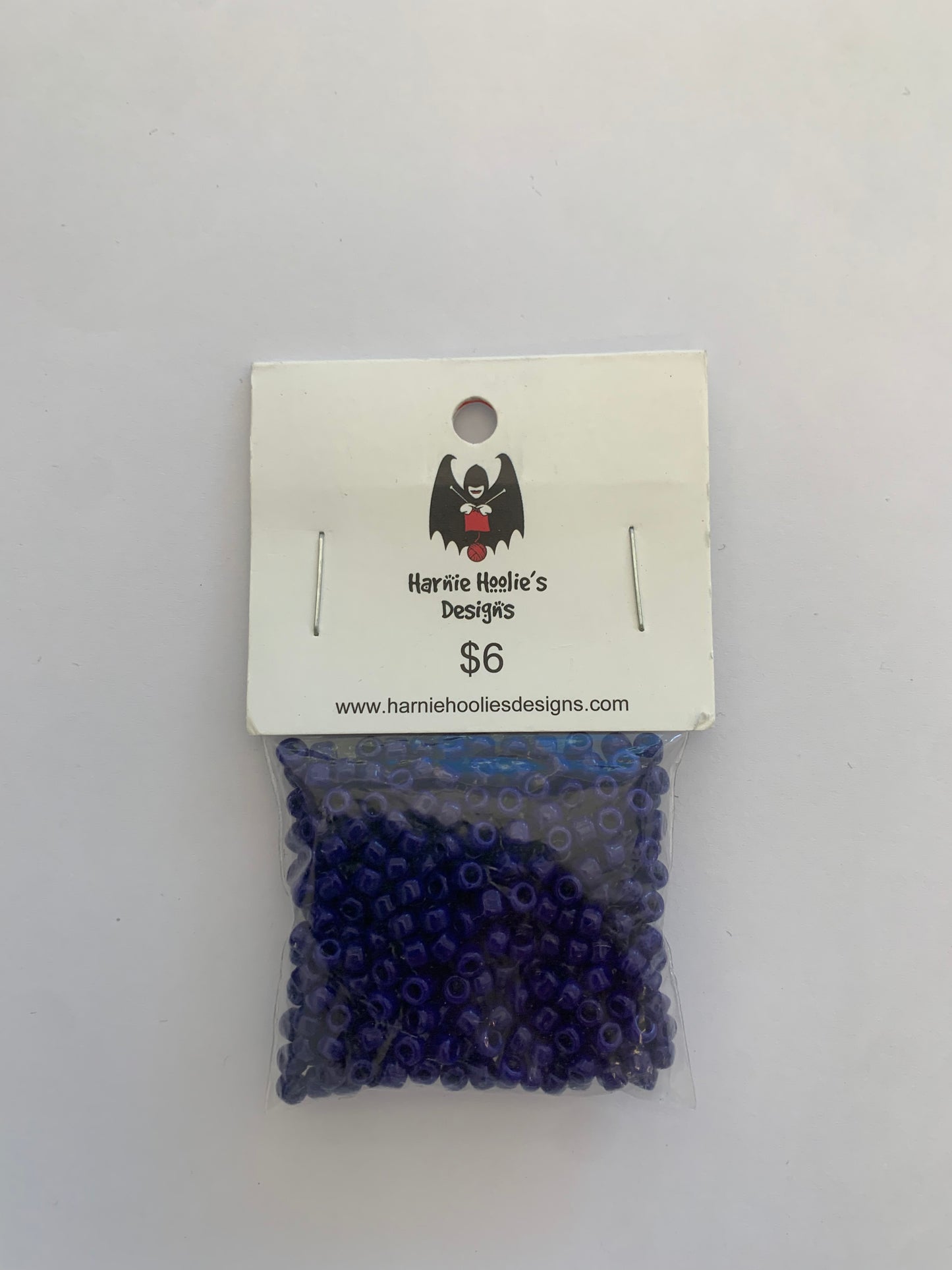 Knitting Beads - Size 6 - Navy Blue