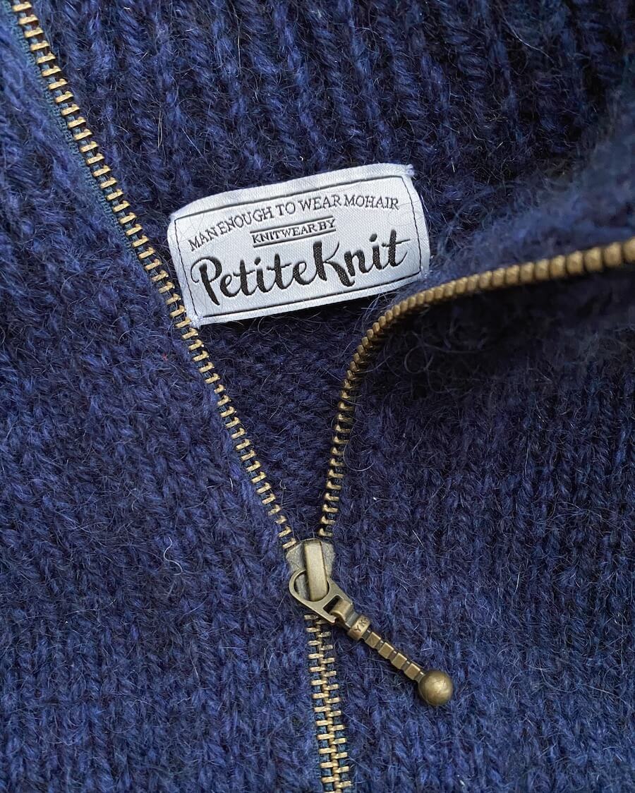 Zipper - 35 cm Navy - PetiteKnit