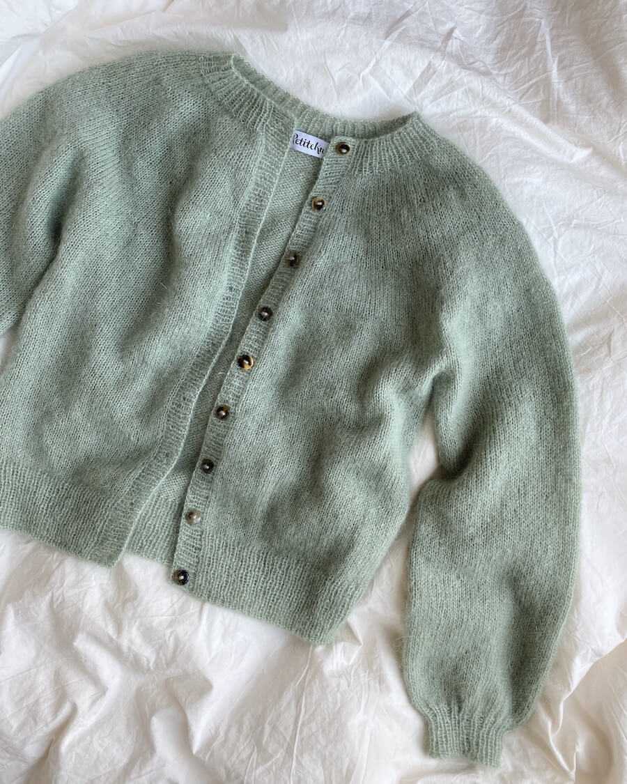 Novice Cardigan - Mohair Edition - PetiteKnit - PRINTED PATTERN