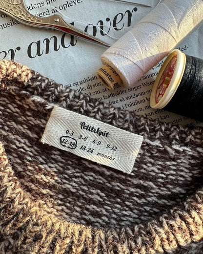 Garment Label - Baby Sizes - PetiteKnit